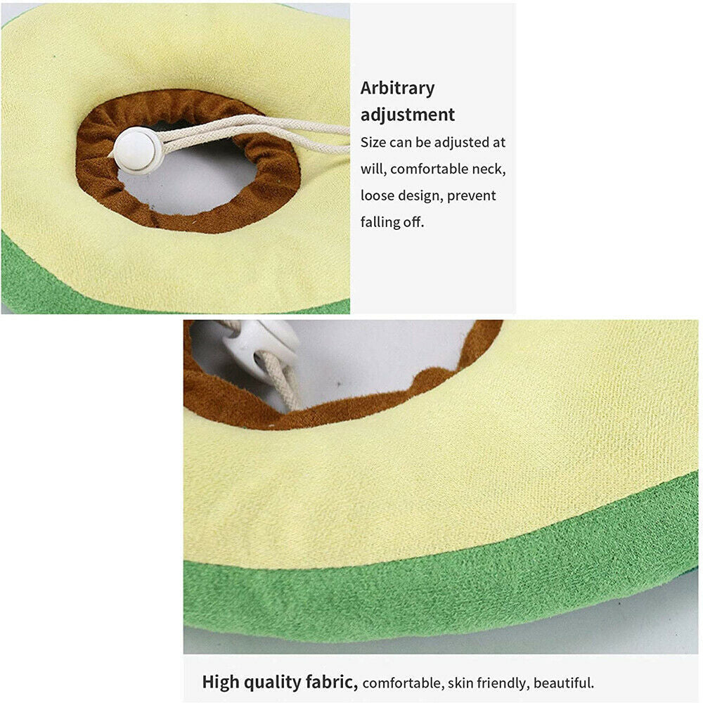 Adjustable Soft Pet Neck Cone – Comfortable Recovery Collar for Cats & Dogs