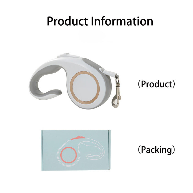 Automatic Retractable Dog Leash – 5M Pet Walking Lead for Small & Medium Dogs