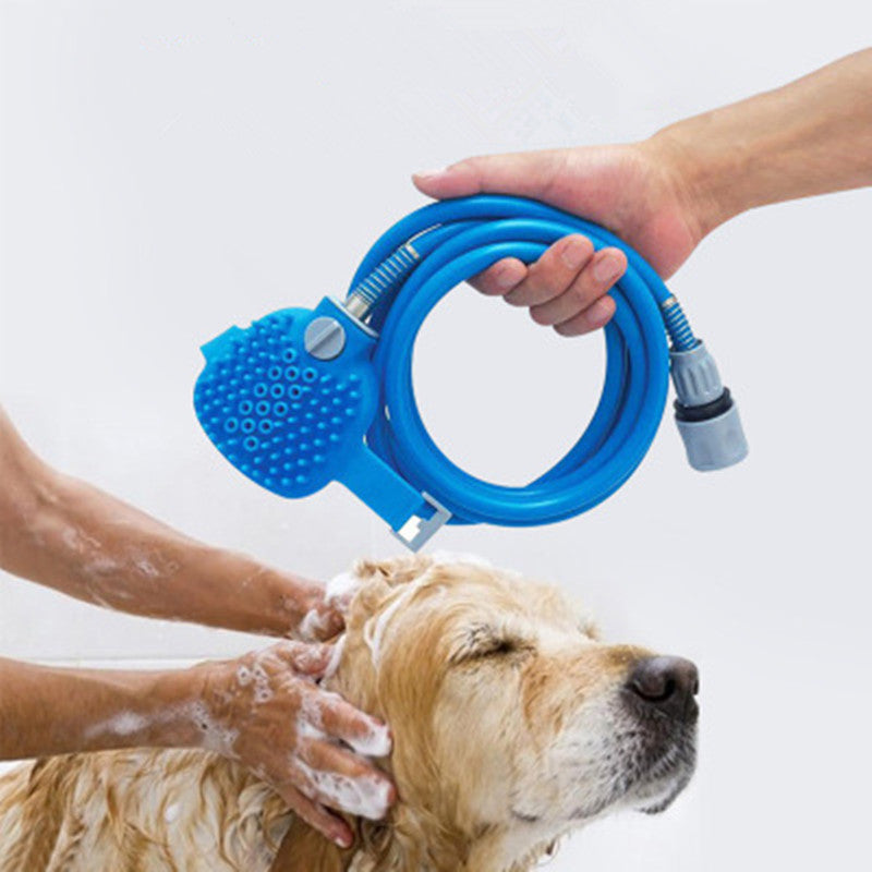 Pet Bathing Tool & Massager – 2‑in‑1 Shower Sprayer for Dogs & Cats