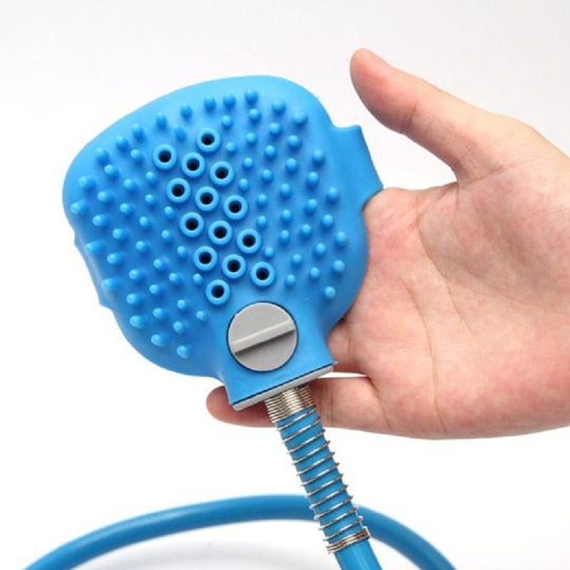 Pet Bathing Tool & Massager – 2‑in‑1 Shower Sprayer for Dogs & Cats