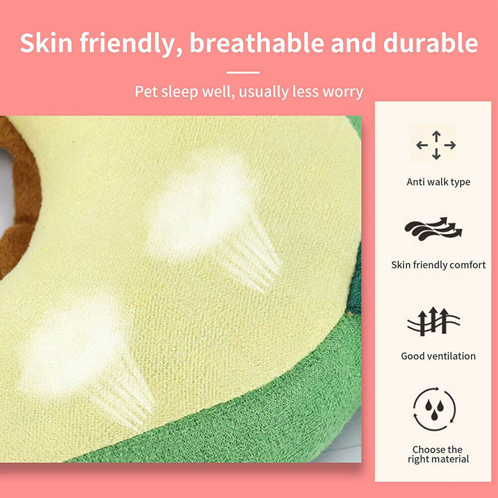 Adjustable Soft Pet Neck Cone – Comfortable Recovery Collar for Cats & Dogs