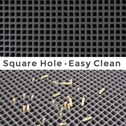 Honeycomb Waterproof Pet Litter Mat – Double Layer, Non-Slip & Washable