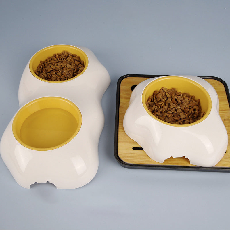 Cute Egg-Shaped Pet Bowl – Single & Double Food and Water Feeder