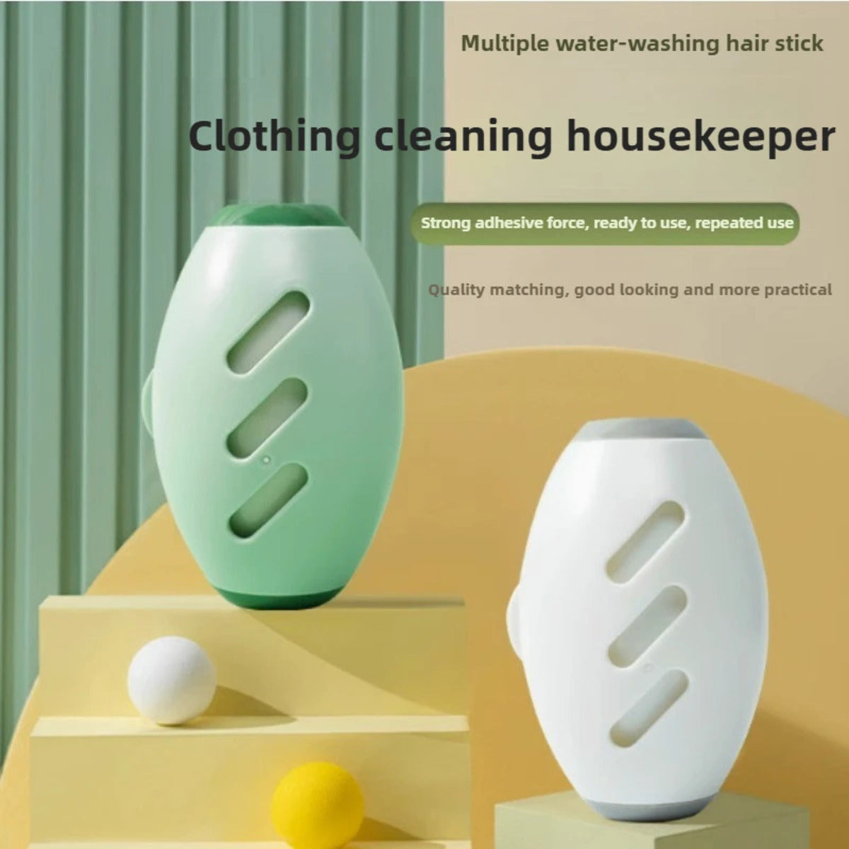 Reusable Pet Hair Lint Roller – Washable Sticky Roller for Clothes & Furniture