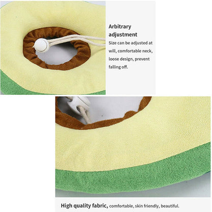 Adjustable Soft Pet Neck Cone – Comfortable Recovery Collar for Cats & Dogs
