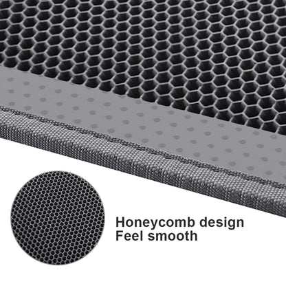 Honeycomb Waterproof Pet Litter Mat – Double Layer, Non-Slip & Washable