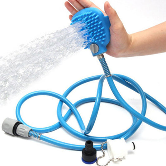 Pet Bathing Tool & Massager – 2‑in‑1 Shower Sprayer for Dogs & Cats