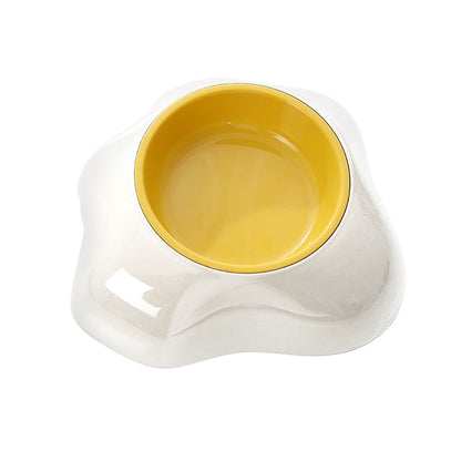 Cute Egg-Shaped Pet Bowl – Single & Double Food and Water Feeder