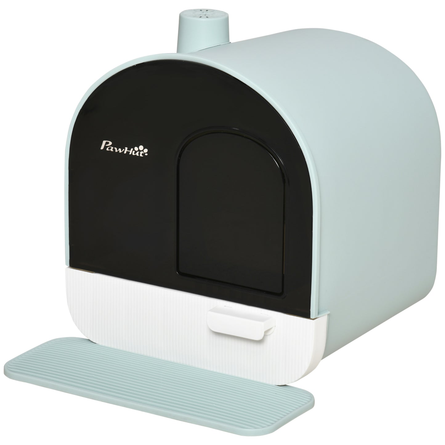 Covered Cat Litter Box with Tray & Scoop – Enclosed Odor Control Toilet for Indoor Cats